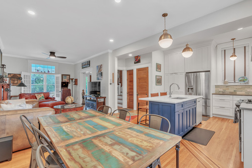 Beautifully renovated kitchen in a Highlands home, showcasing features that enhance Highlands home values